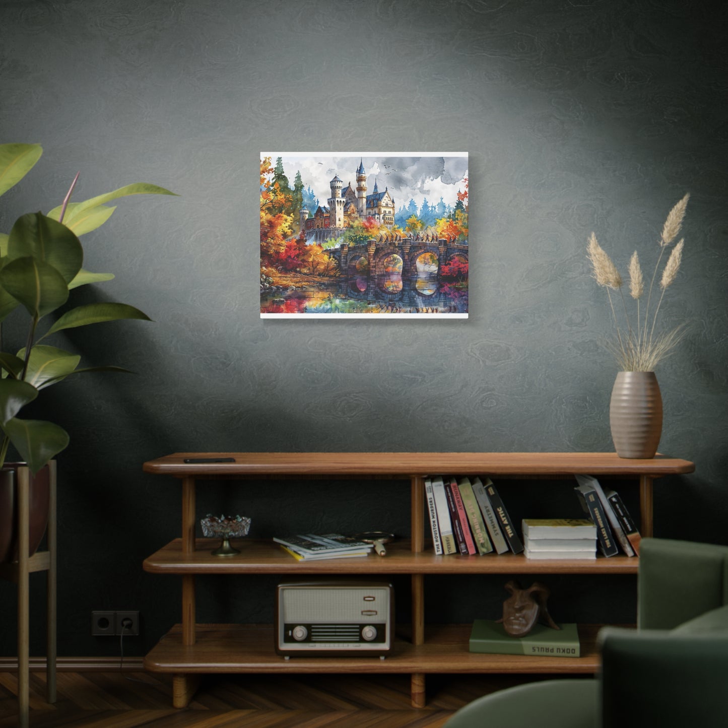 Matte Canvas, Stretched, 1.25" - Castle