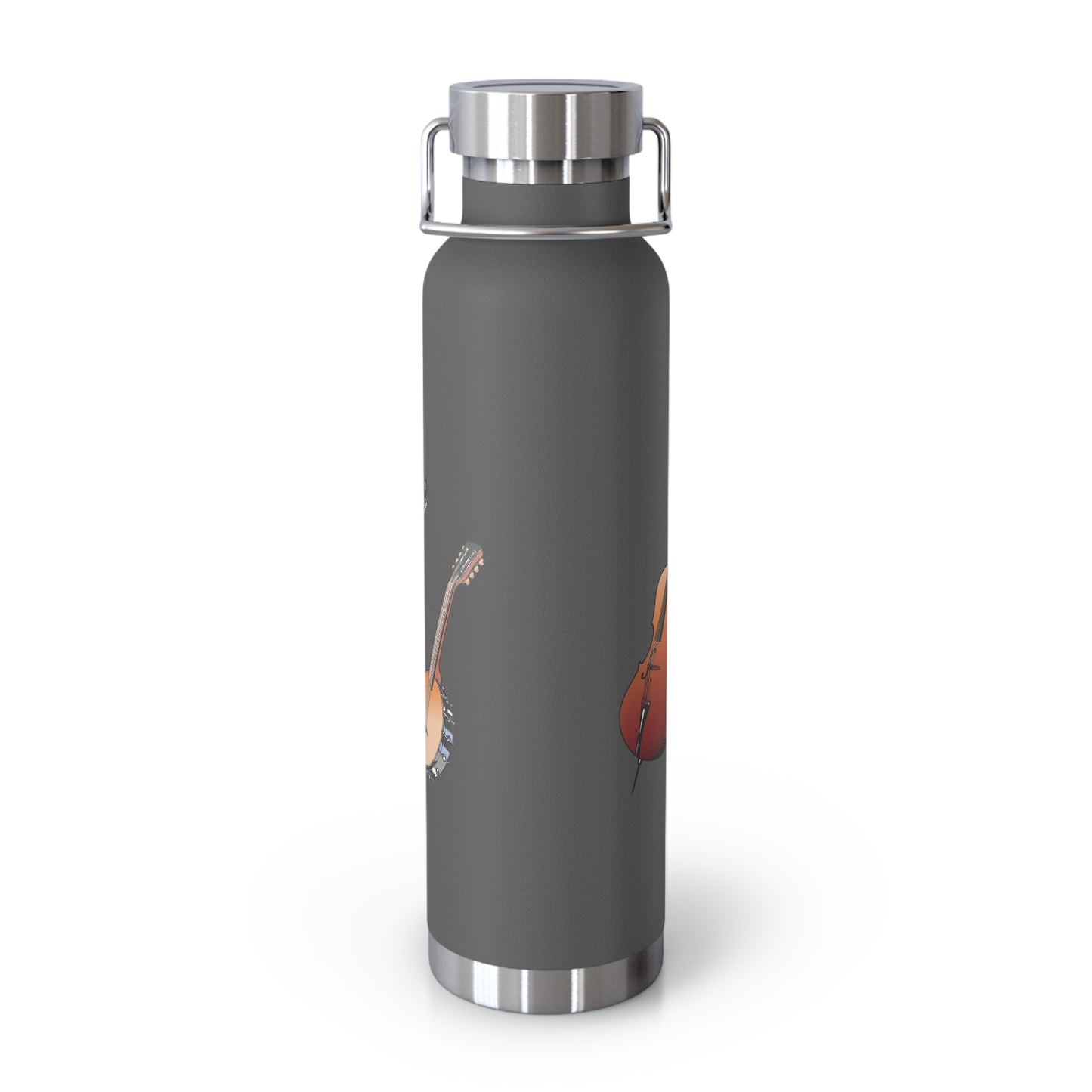 Musical Instruments Water Bottle | Copper Vacuum Insulated Bottle | Gift for Musicians, Music Lovers, Durable Travel Mug, Concert [...]