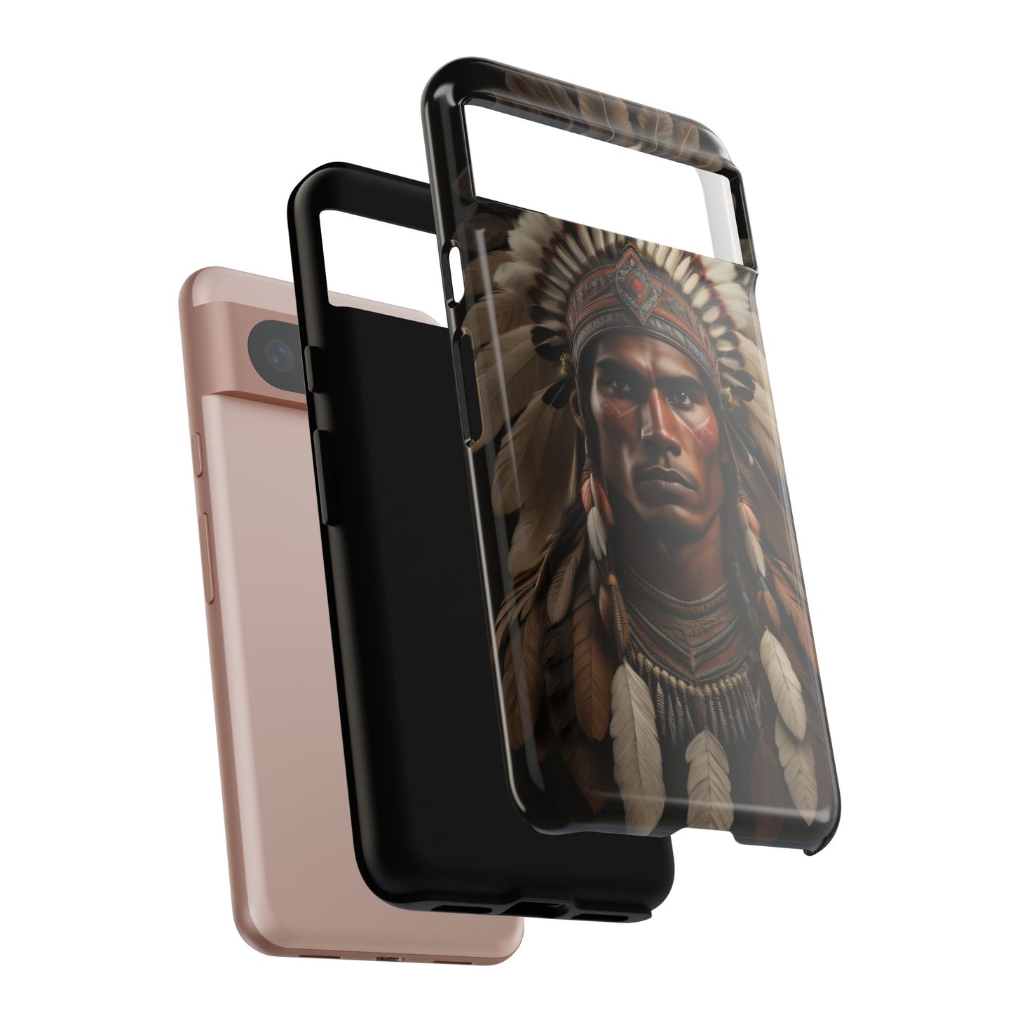 Native American Art Phone Case, Strong Culture Design, Unique Gift for Him or Her, Tough Cases, Customizable Protector, Tribal Style