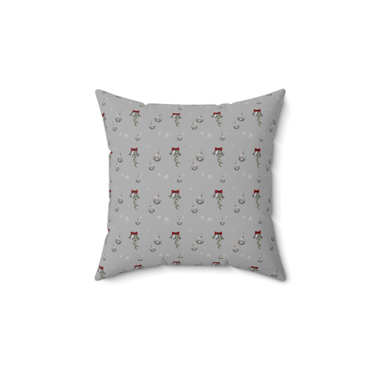 Spun Polyester Square Pillow-Christmas