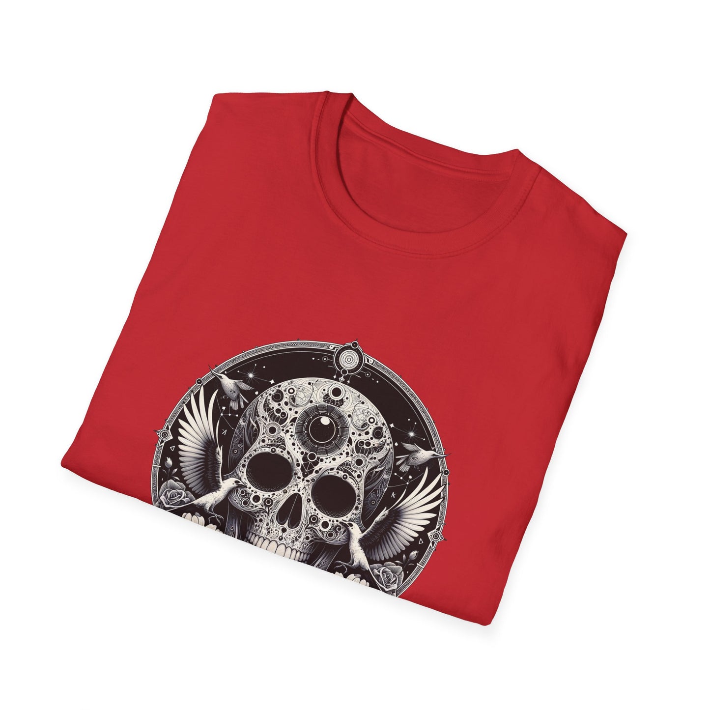 Day of the Dead Skull T-Shirt — Floral Calavera Graphic Tee
