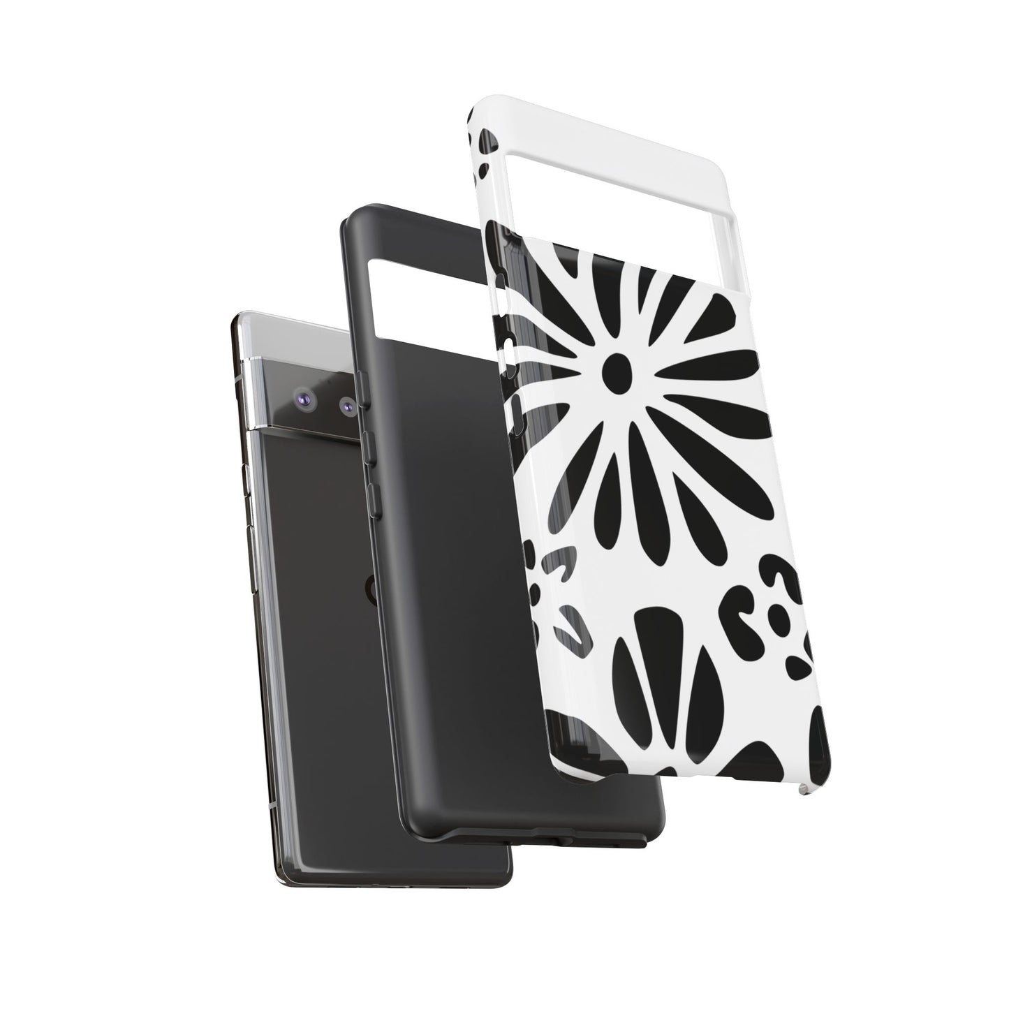 Stylish Phone Case with Floral Design, Tough Phone Cover for Her, Trendy Black and White Cell Phone Case, Unique Gift for Birthdays [...]