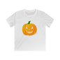Kids Halloween Pumpkin Tee - Spooky, Fun, Softstyle Shirt for Halloween, Trick-or-Treat, Costume Party, Fall Celebrations, Pumpkin Patch