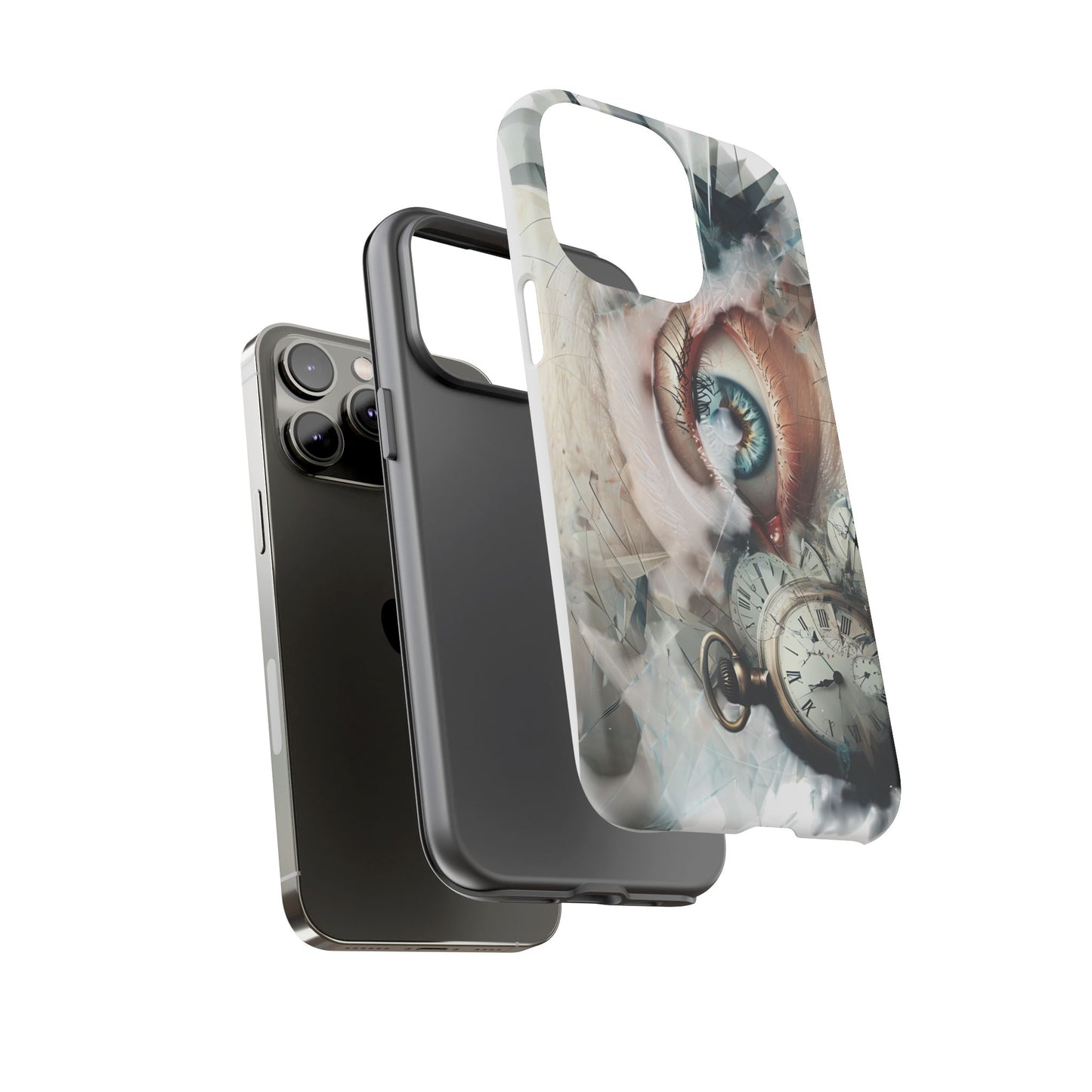 Artistic Eye Phone Case, Unique Smartphone Cover, Whimsical Gift for Art Lovers, Trendy Tech Accessory, Birthday Present, Holiday Gift
