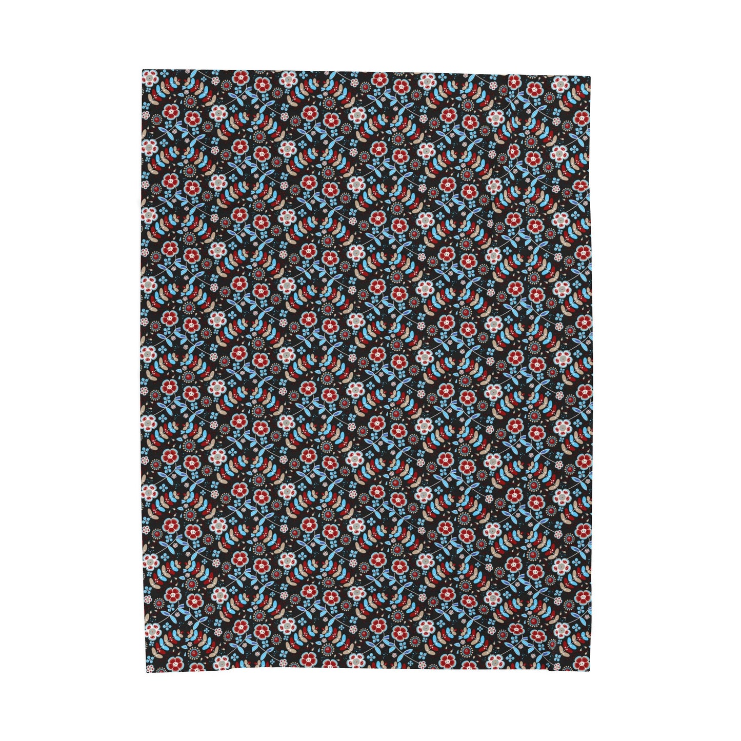 Cozy Floral Velveteen Plush Blanket, Soft Decorative Throw, Perfect for Home Decor, Gift for Friends, Bed Couch Essential