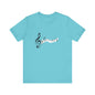 Musical Notes Short Sleeve Tee for Music Lovers