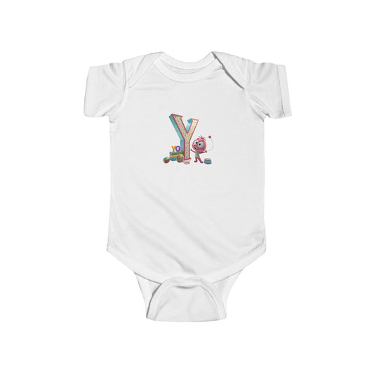 Colorful Alphabet Infant Bodysuit | Cute Baby Onesie, Personalized Baby Gift, Toddler Apparel, Birthday Outfit, Newborn Clothing