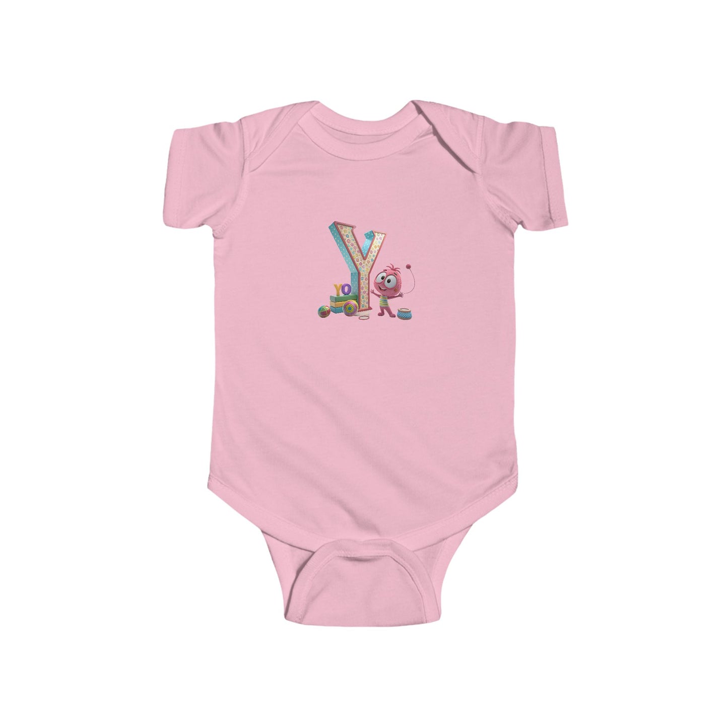 Colorful Alphabet Infant Bodysuit | Cute Baby Onesie, Personalized Baby Gift, Toddler Apparel, Birthday Outfit, Newborn Clothing