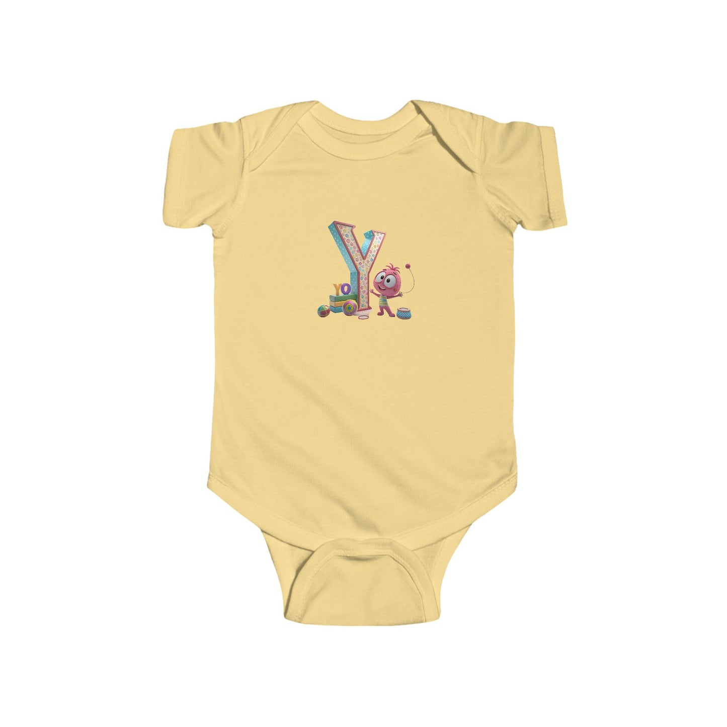 Colorful Alphabet Infant Bodysuit | Cute Baby Onesie, Personalized Baby Gift, Toddler Apparel, Birthday Outfit, Newborn Clothing
