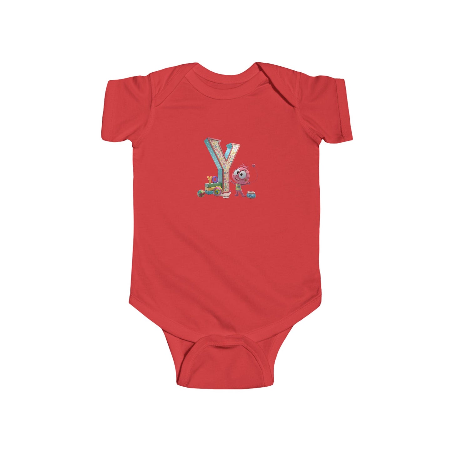 Colorful Alphabet Infant Bodysuit | Cute Baby Onesie, Personalized Baby Gift, Toddler Apparel, Birthday Outfit, Newborn Clothing