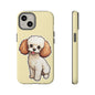 Cute Dog Phone Case, Pet Lover Gift, Custom Phone Cover, Cartoon Dog Case, Durable Phone Accessory