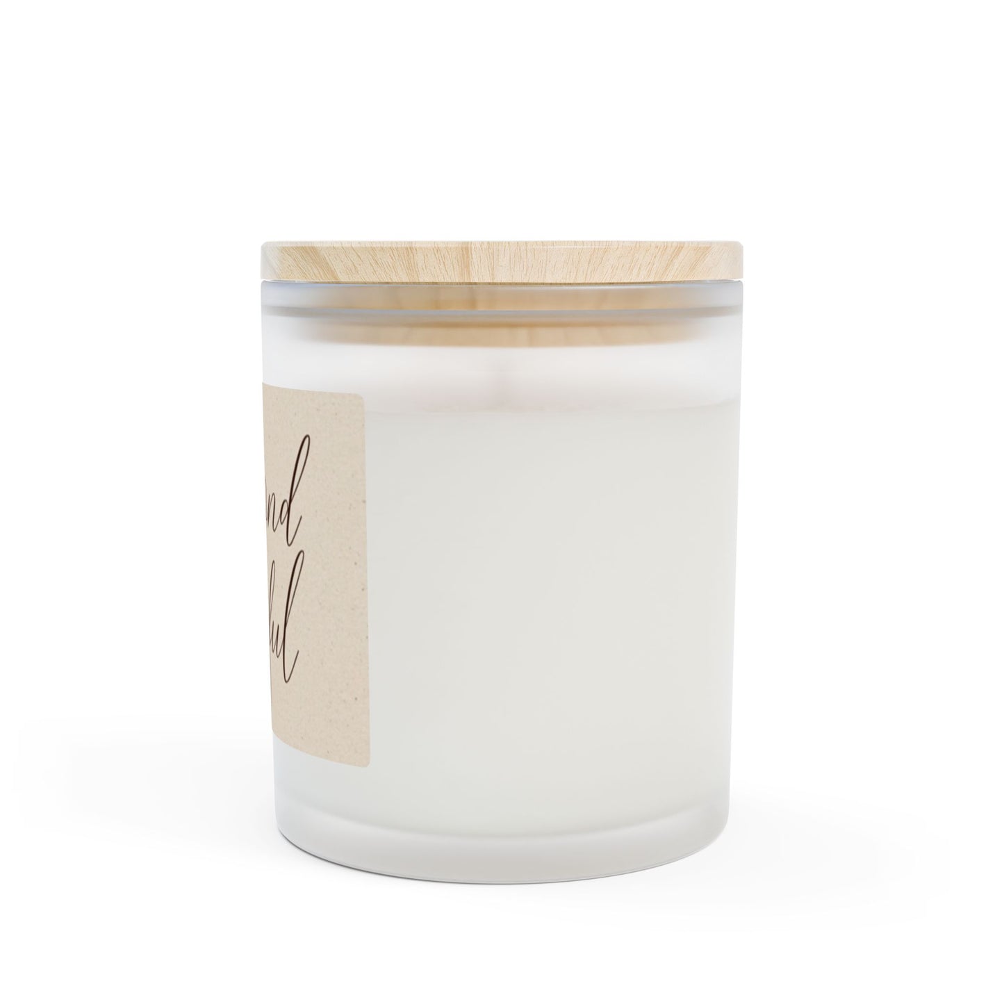 Frosted Glass Candle, 11oz
