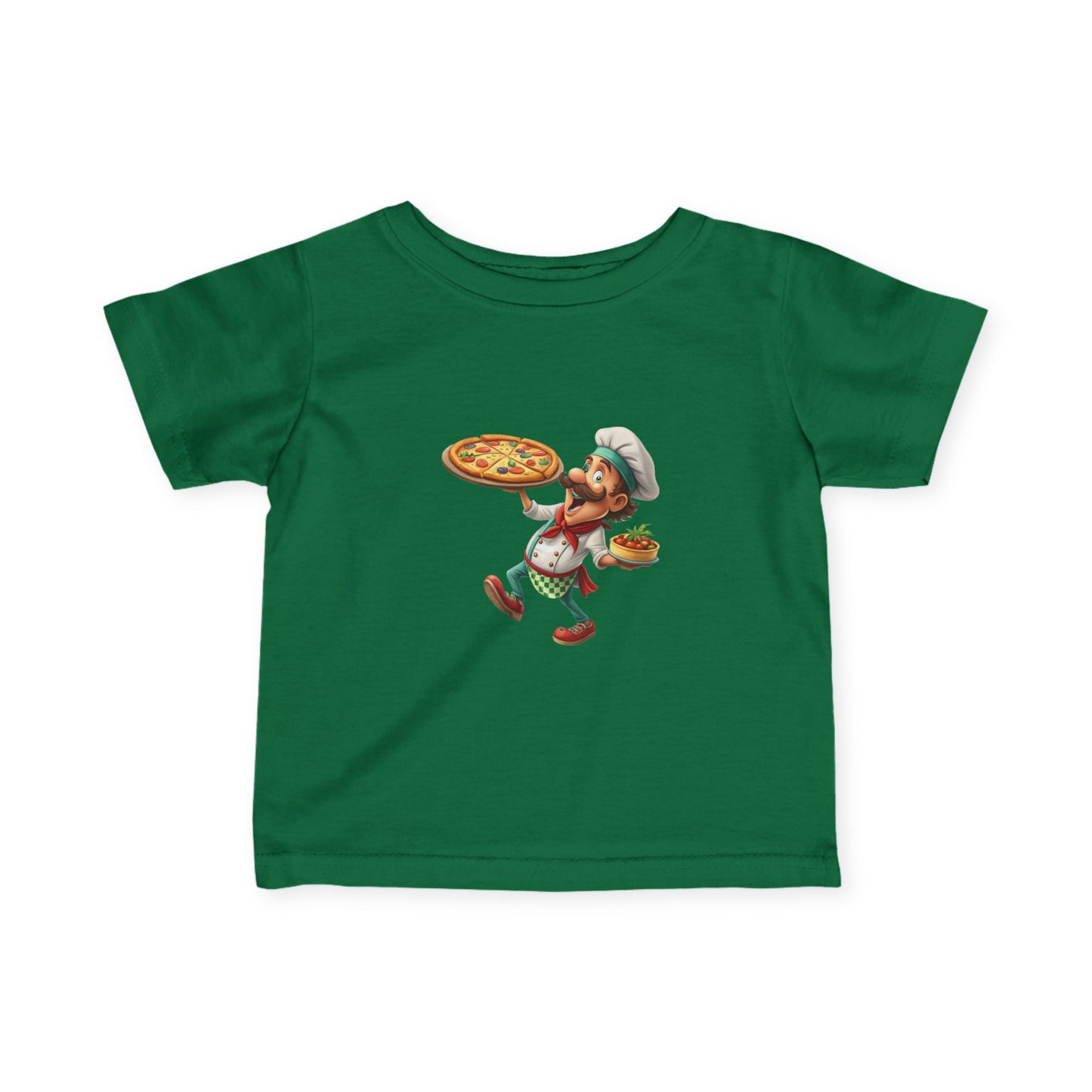 Pizza Chef Infant Tee, Cute Baby T-Shirt, Toddler Pizza Shirt, Gift for Little Chefs, Kids Cooking Outfit, Whimsical Baby Clothes