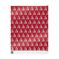 Red Snowman Wrapping Paper Roll – Festive Holiday Gift Wrap with Cute Snowmen Pattern