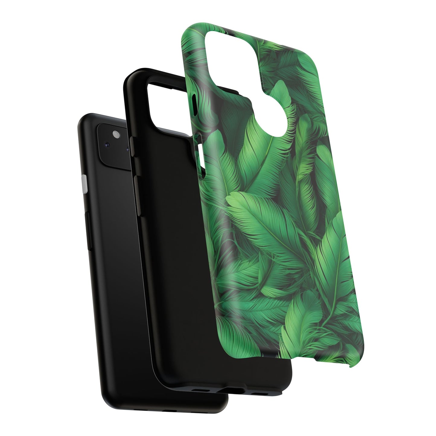 Tough Cases - Tropical Leaf Phone Case, Nature-inspired, Phone Accessory, Gift for Her, Jungle Theme, Eco-Friendly