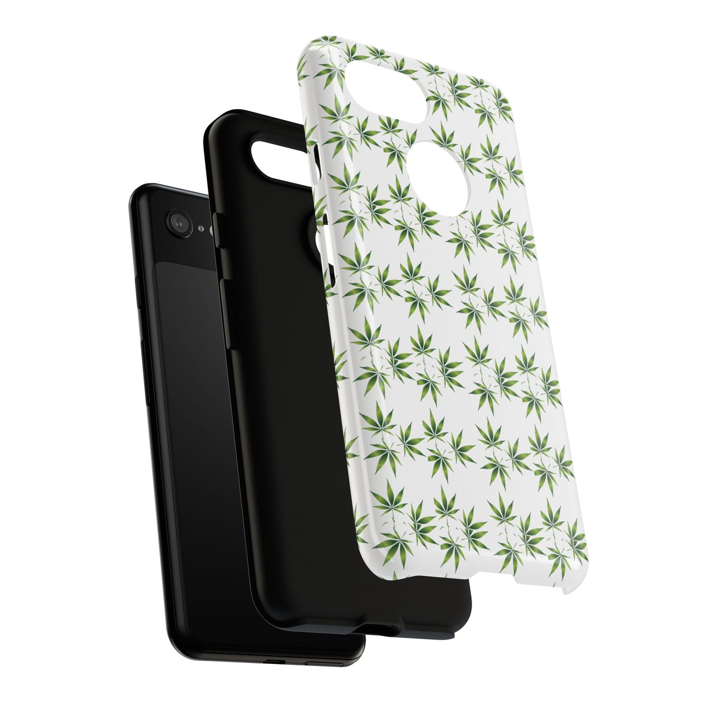 Stylish Phone Case with Cannabis Leaf Design, Durable Phone Cover, Gift for Stoner Friends, Unique Phone Accessory, Nature-Inspired Design