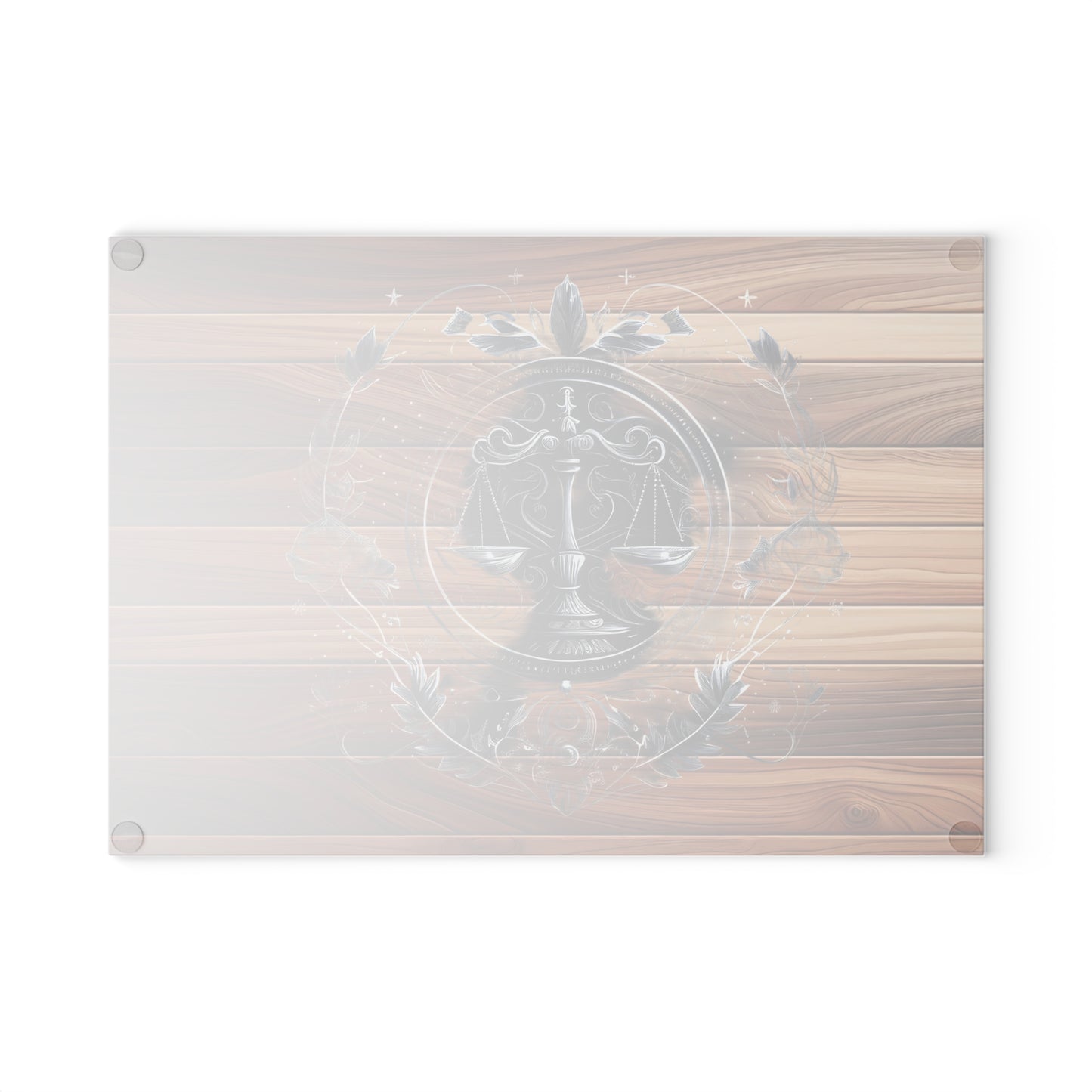 Elegant Law Theme Glass Cutting Board - Perfect for Gifts, Home Decor, Kitchenware, Legal Professionals, Housewarming