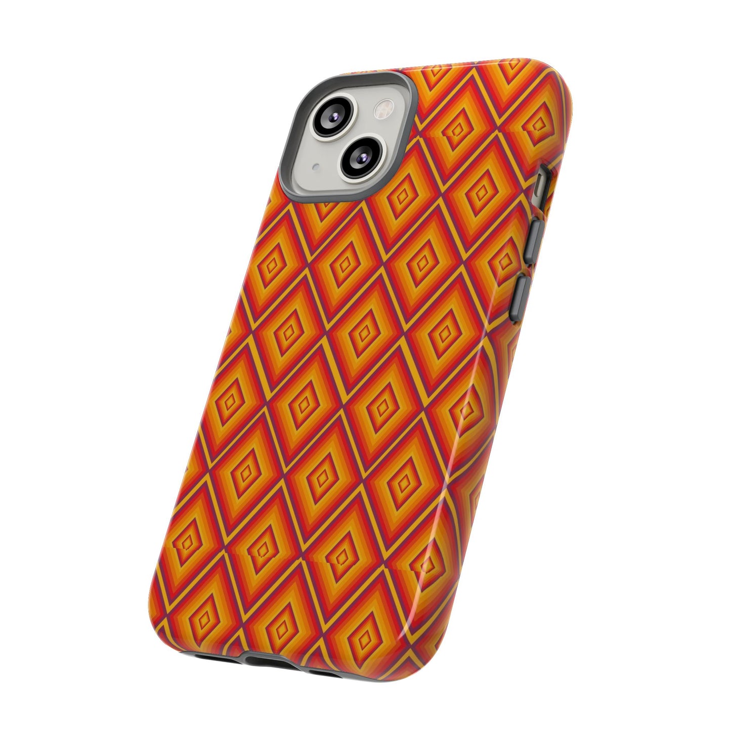Geometric Phone Case, Tough Cases for Protection, Stylish Smartphone Cover, Vibrant Patterned Phone Accessory, Unique Gift Idea, [...]