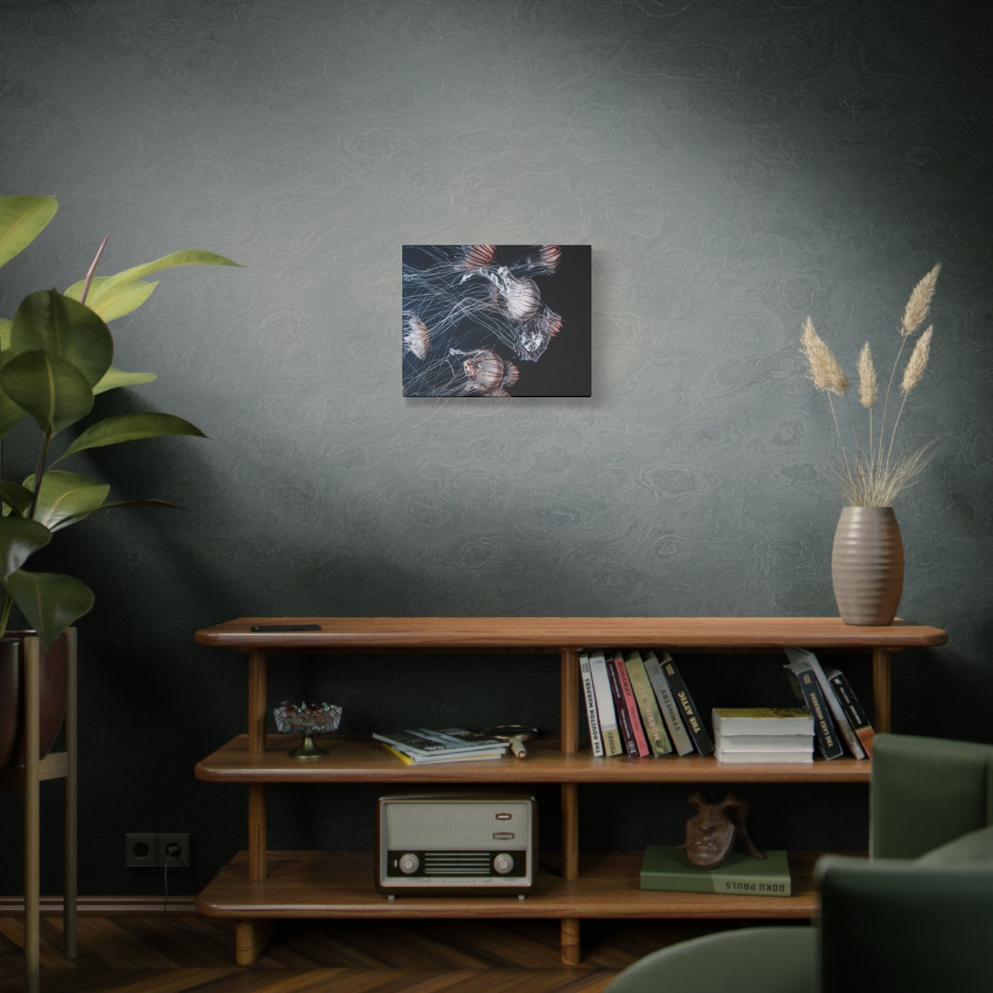 Jellyfish Swarm Matte Stretched Canvas