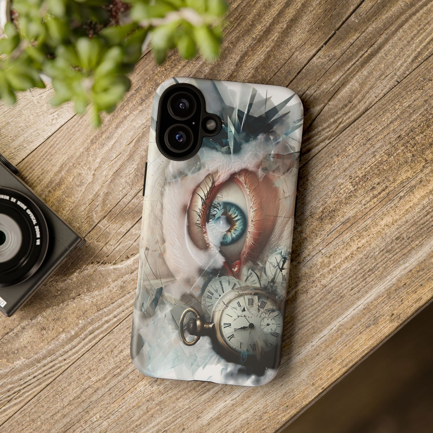 Artistic Eye Phone Case, Unique Smartphone Cover, Whimsical Gift for Art Lovers, Trendy Tech Accessory, Birthday Present, Holiday Gift