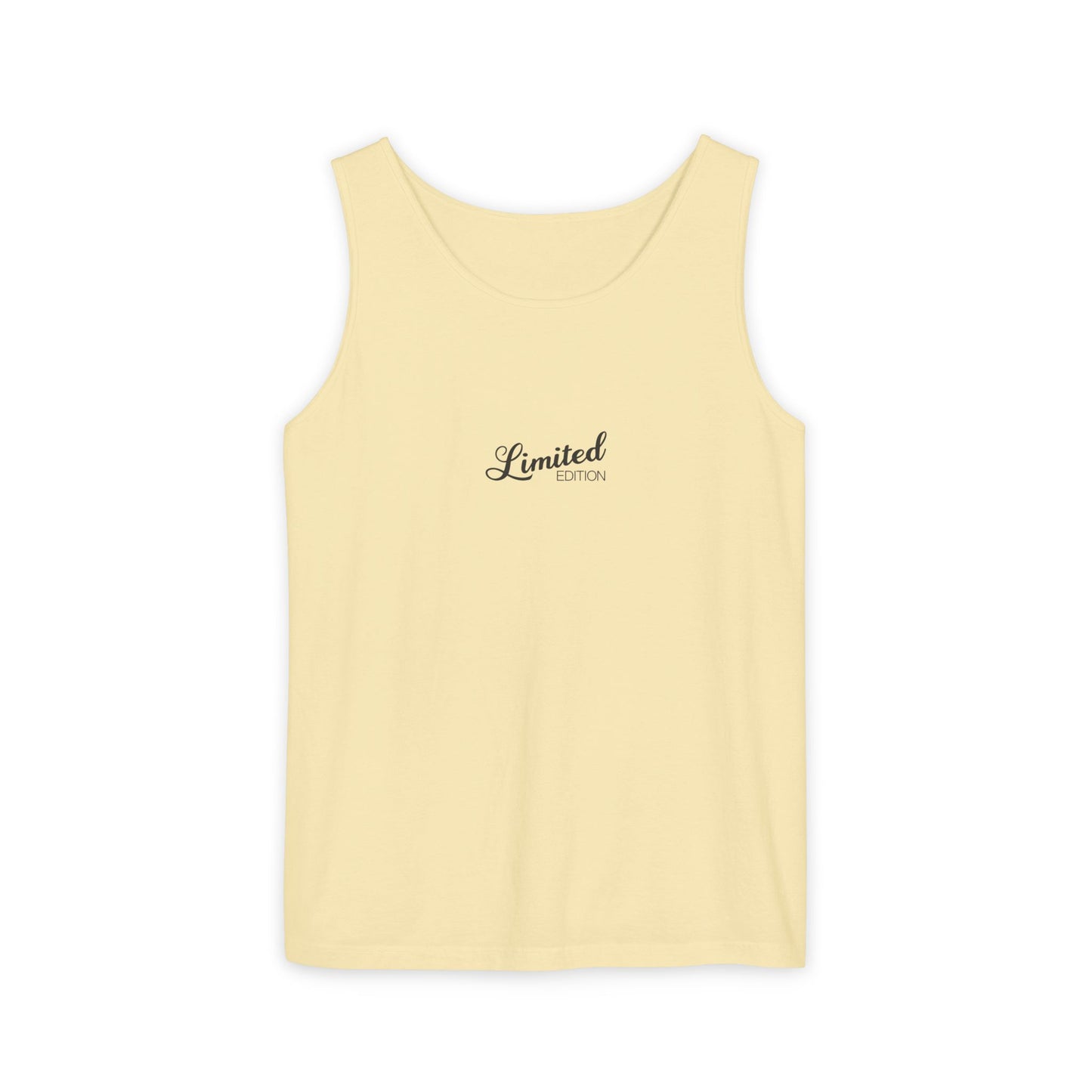 Limited Edition Unisex Garment-Dyed Tank Top, Summer Fashion, Beachwear, Gift for Him & Her, Casual Style, Relaxed Fit