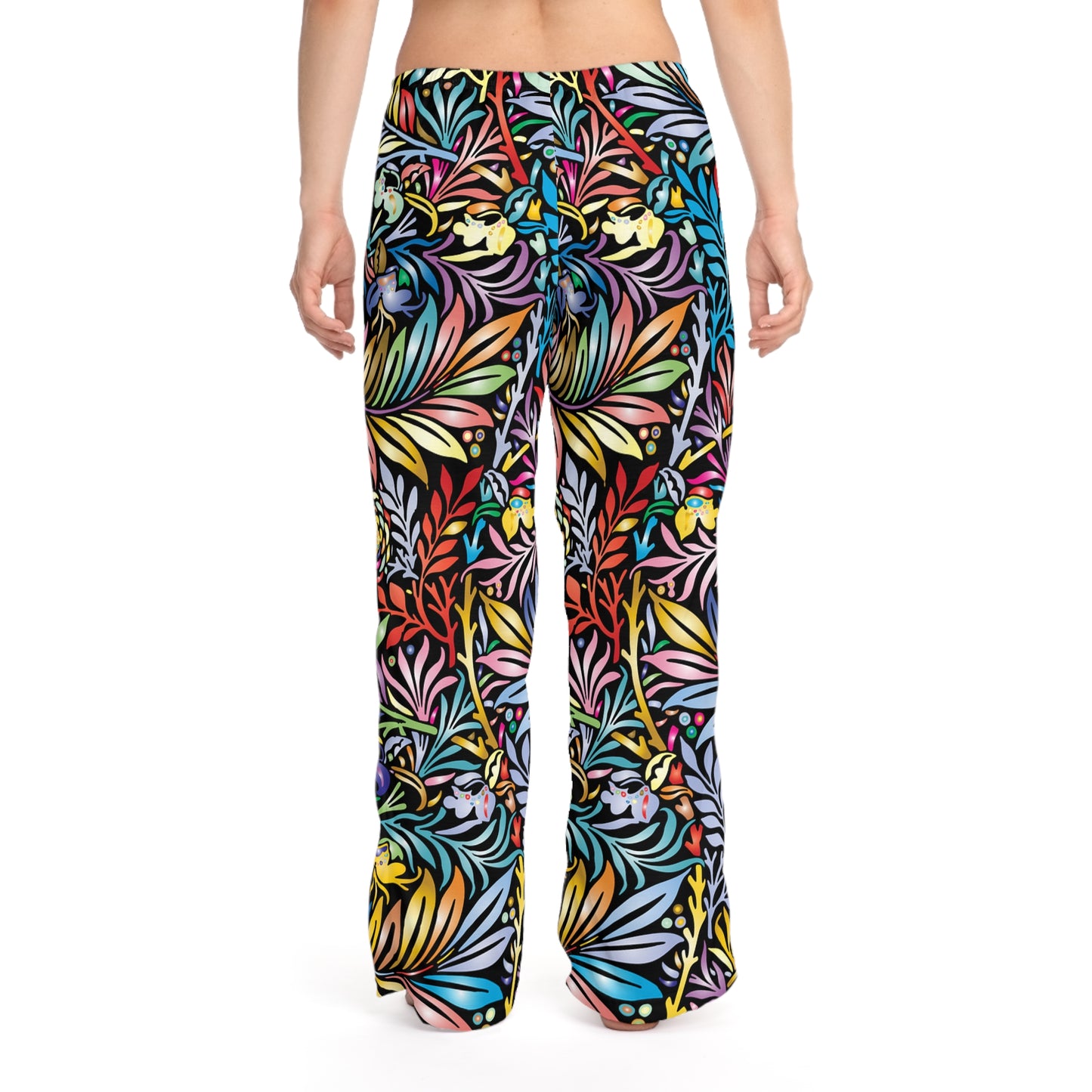 Vibrant Floral Women's Pajama Pants