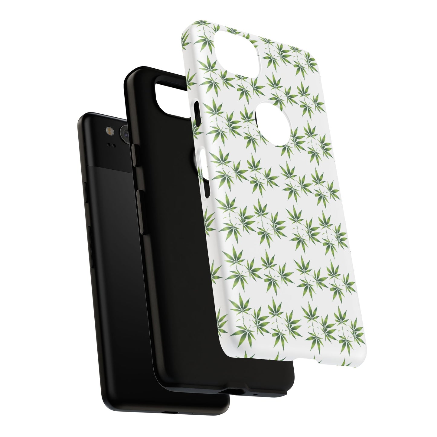 Stylish Phone Case with Cannabis Leaf Design, Durable Phone Cover, Gift for Stoner Friends, Unique Phone Accessory, Nature-Inspired Design