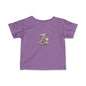 Colorful Number 2 Infant Tee, Cute Baby Shirt, Toddler Clothing, Birthday Outfit, Playful Kid’s Apparel