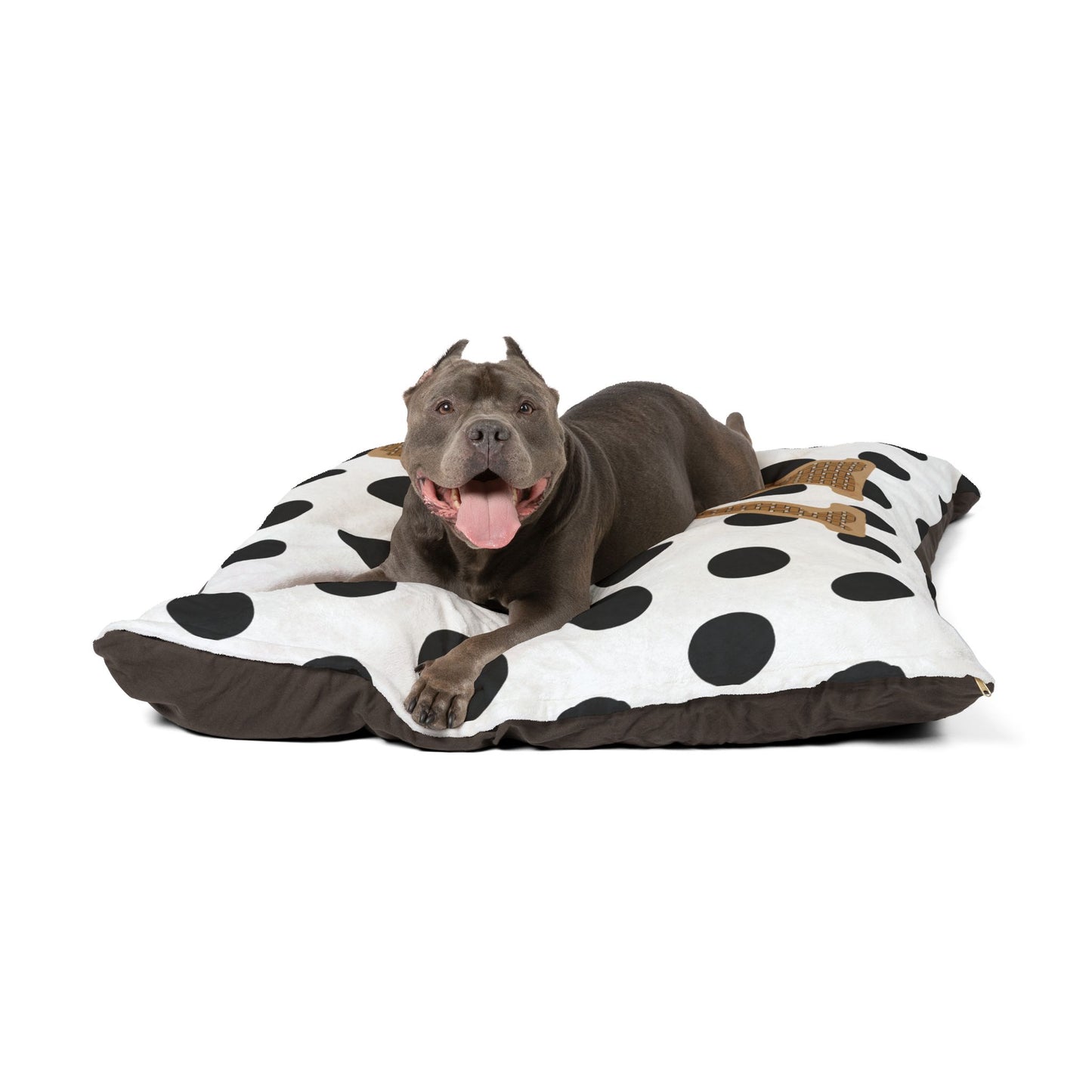 Personalized Polka Dot Pet Bed for Dogs and Cats, Customizable Pet Cushion, Cozy Animal Bed, Gifts for Pet Lovers, Home Decor