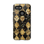 Elegant Gold & Black Phone Case for Tough Protection