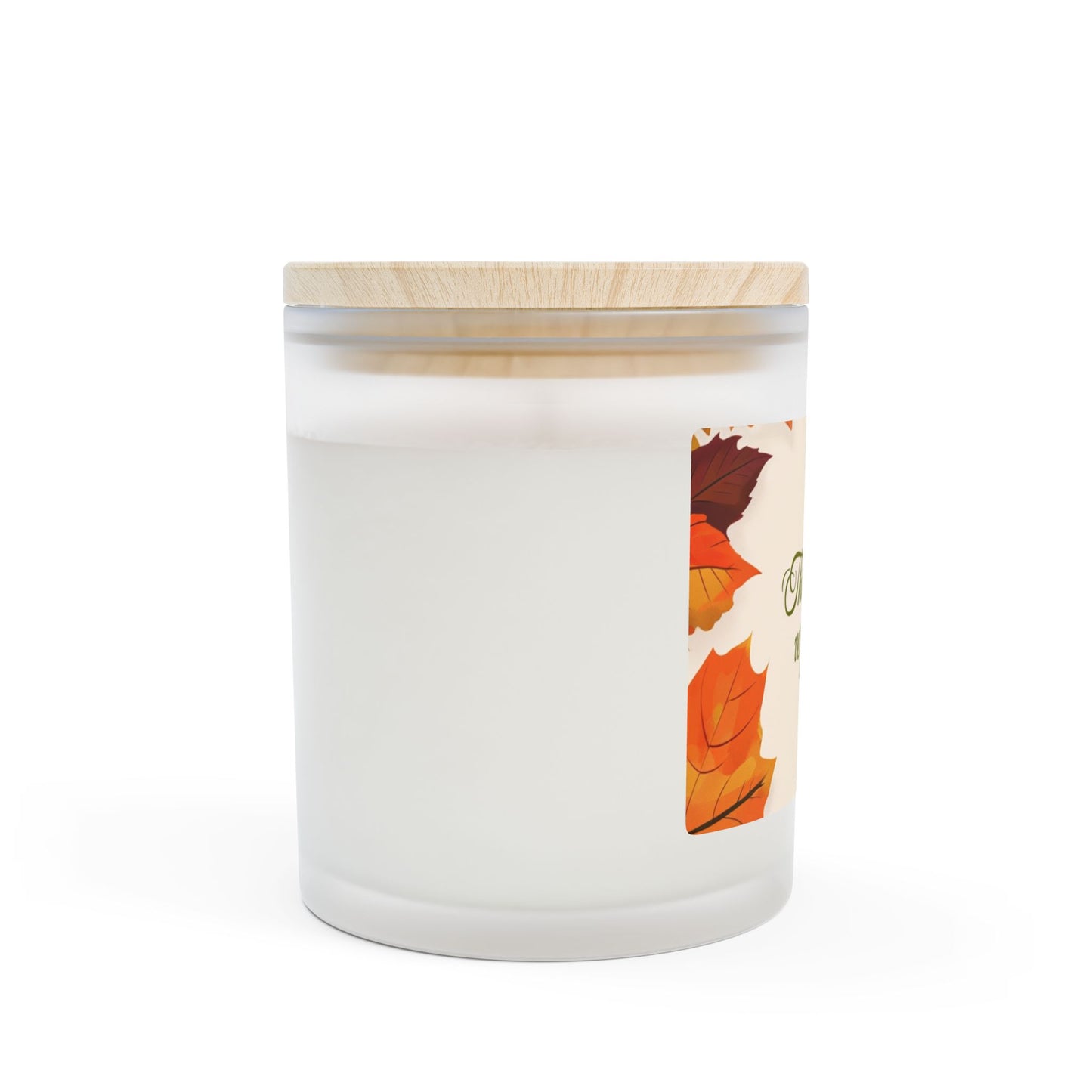 Frosted Glass Candle, 11oz