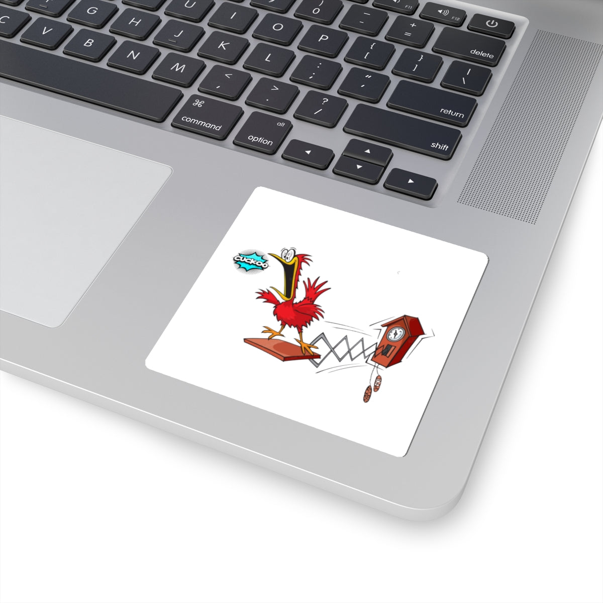 Cuckoo Bird Kiss-Cut Stickers  Fun Laptop Decal