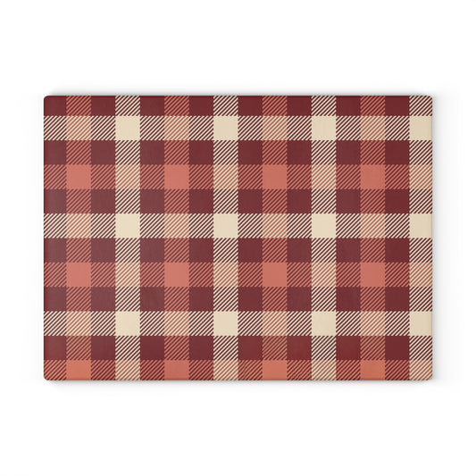 Rustic Plaid Glass Cutting Board | Farmhouse Kitchen Decor, Unique Wedding Gift, Charcuterie Serving Tray, Holiday Cooking Essentials, [...]