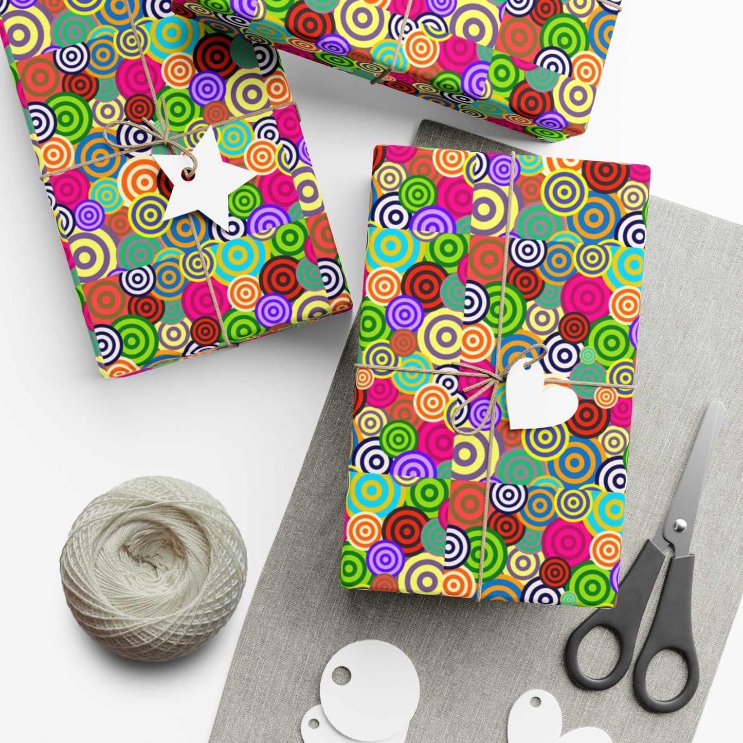 Vibrant Gift Wrap Papers for All Occasions, Colorful Wrapping Paper for Birthdays, Holidays, Parties, Unique Gift Presentation