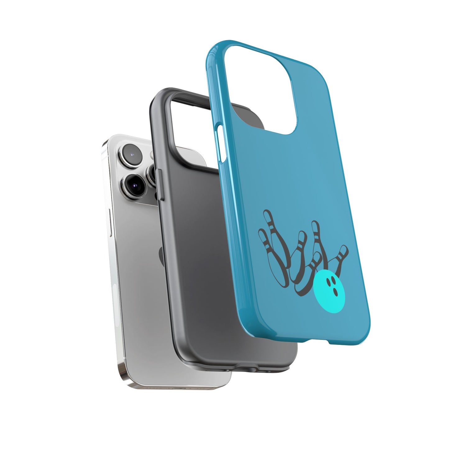 Bowling Phone Case, Tough Cases for Bowling Enthusiasts, Fun Gift for Bowlers, Unique Phone Accessory, Sports Themed Cases