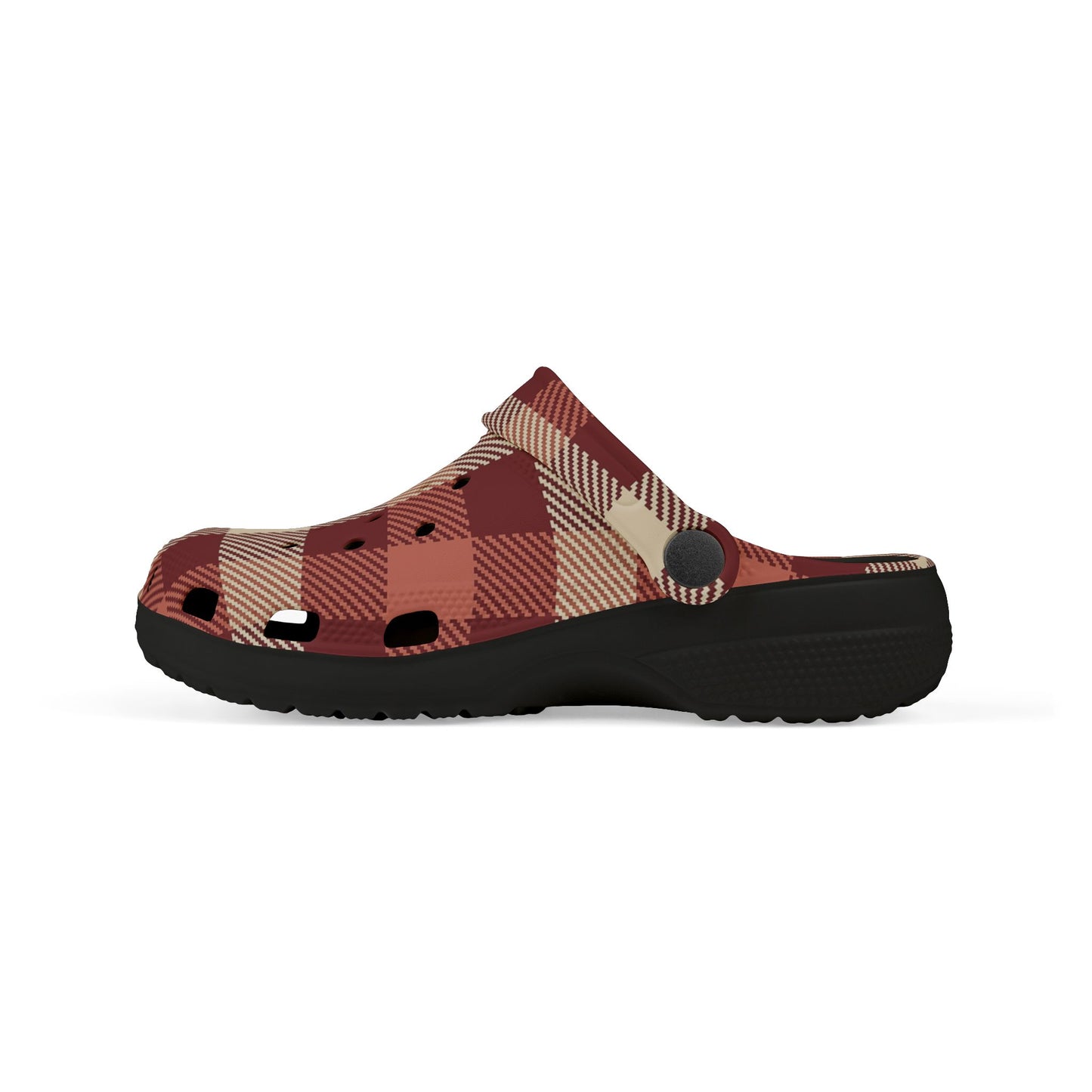 Plaid Kid's EVA Foam Clogs, Comfortable Slip-On Shoes, Perfect for Playdates, Casual Outings, Gifts, Everyday Wear