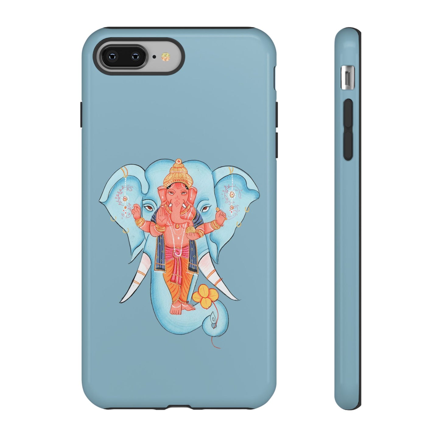 Tough Cases: Ganesh-Inspired Phone Case, Bohemian Phone Cover, Hindu Art Accessory, Festival Gift, Protective Phone Shell