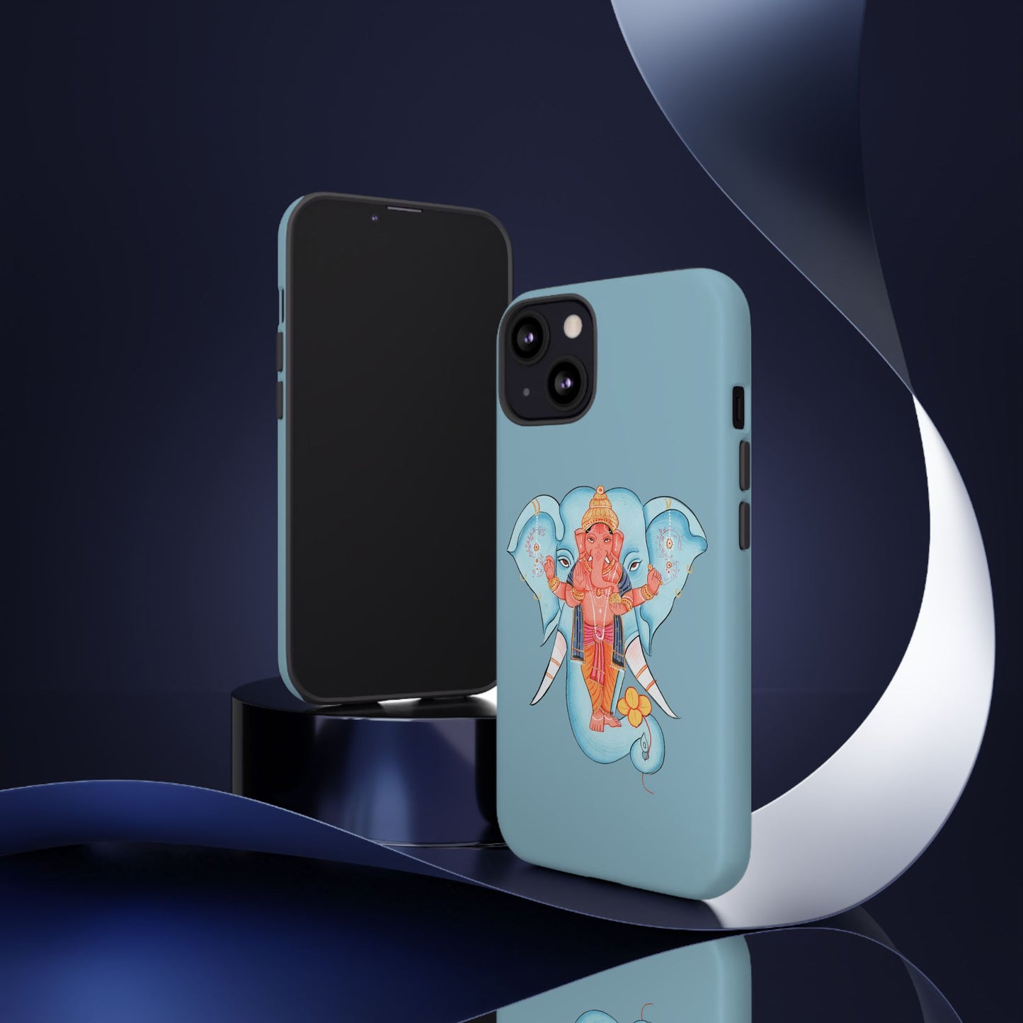 Tough Cases: Ganesh-Inspired Phone Case, Bohemian Phone Cover, Hindu Art Accessory, Festival Gift, Protective Phone Shell