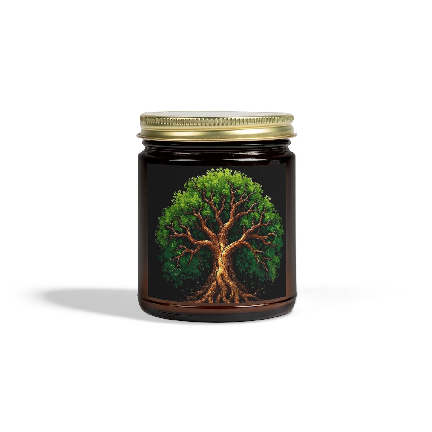 Scented Candles, Coconut Apricot Wax - Tree of Life Design, Eco-friendly Aromatherapy, Home Fragrance, Gifts for All Occasions