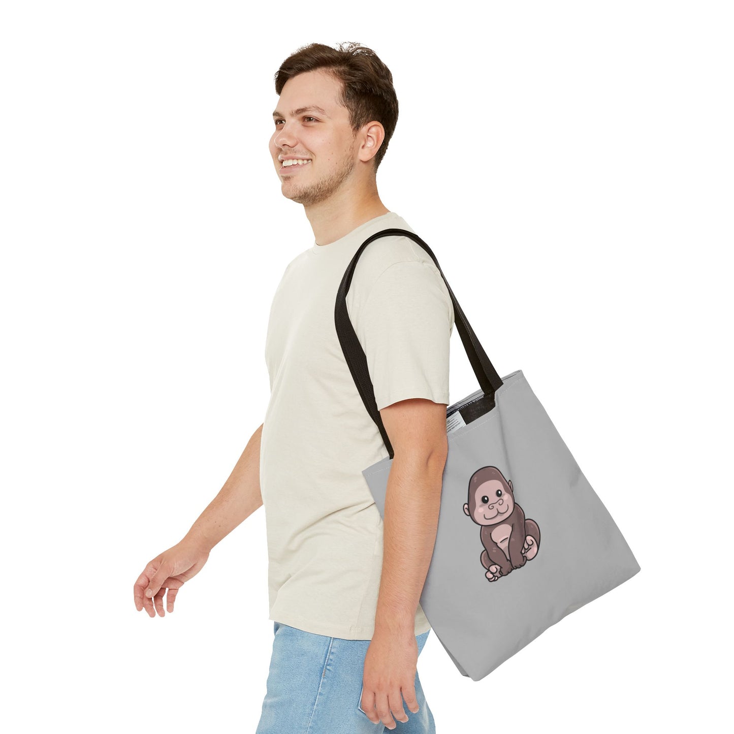 Cute Cartoon Gorilla Tote Bag