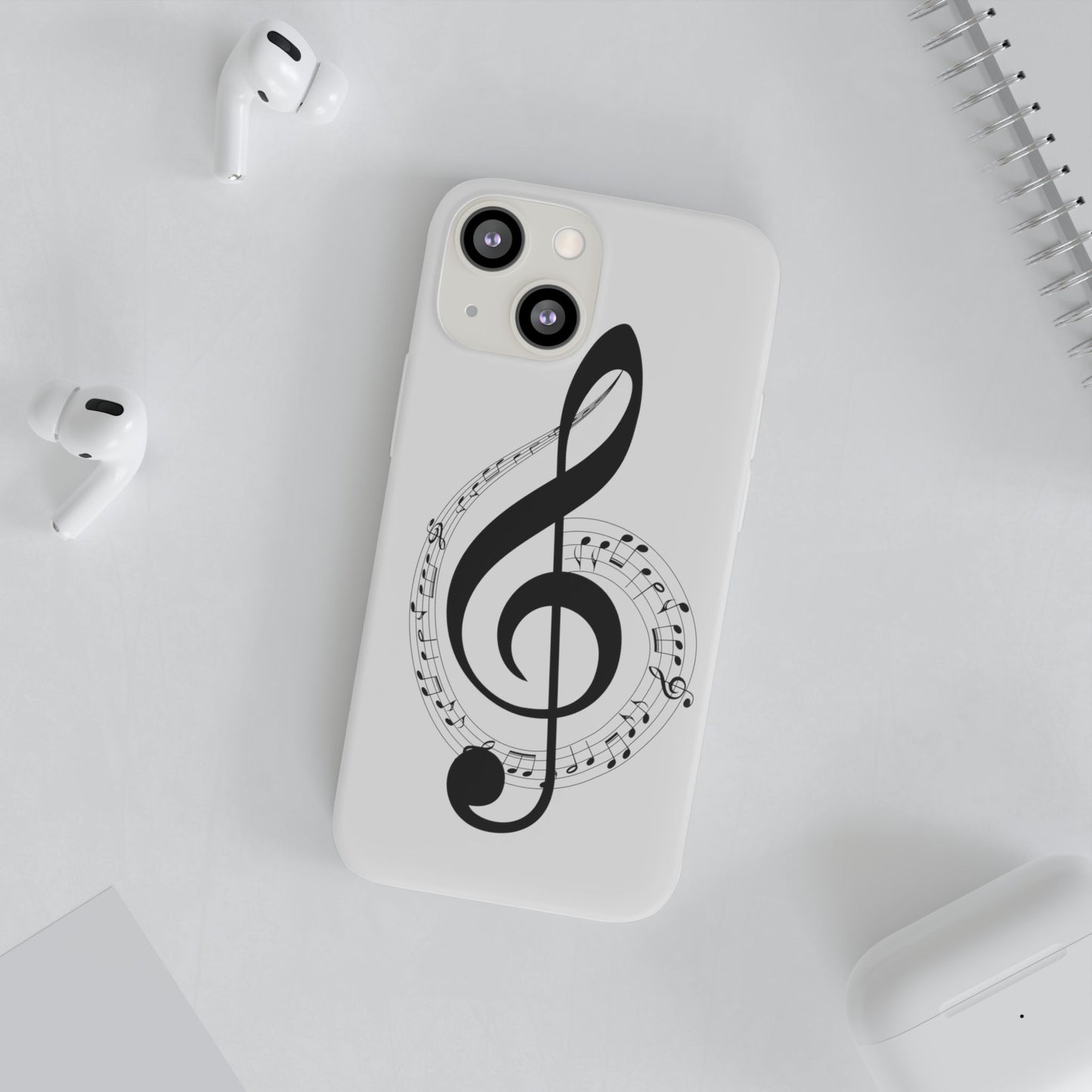 Phone Case — Musical Treble Clef Design