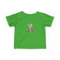 Colorful Letter Y Infant Tee, Cute Baby Shirt, Toddler Apparel, Gifts for New Parents, Baby Shower, Playdate Outfit