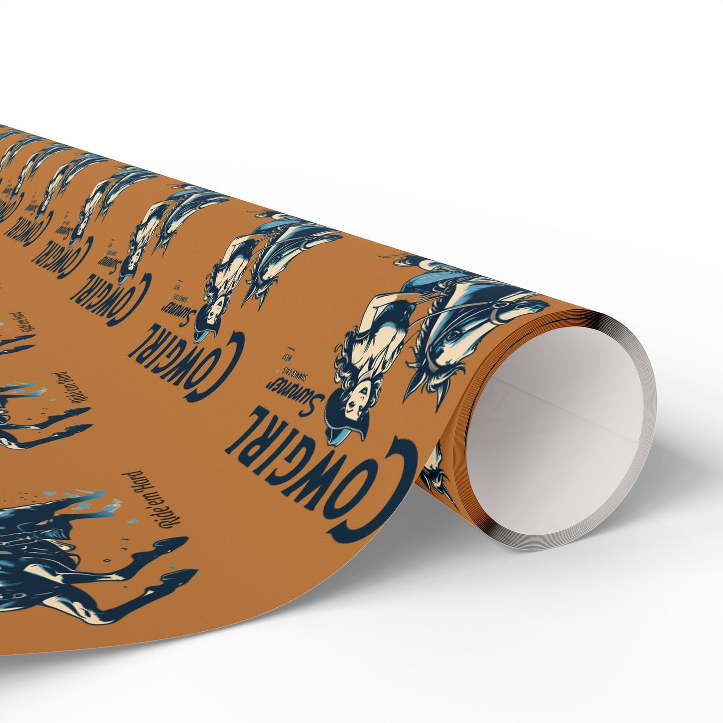 Cowgirl-Themed Wrapping Paper, Perfect for Birthdays, Holidays, Gift Wrapping, Western Parties, Unique Cowgirl Gifts