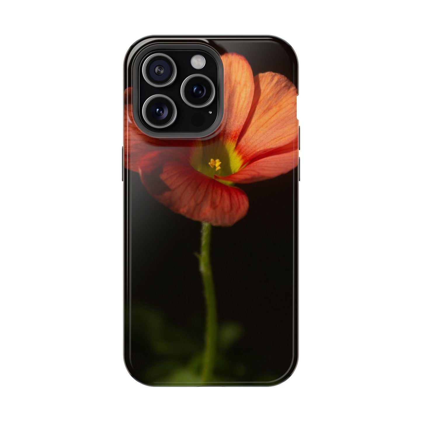 Poppy Bloom Magnetic Impact Phone Case — Slim Protective Floral Design