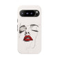 Stylish Phone Case with Artistic Lip Design, Femme Tech Accessory, Trendy Device Cover, Gift for Her, Unique Phone Accessories