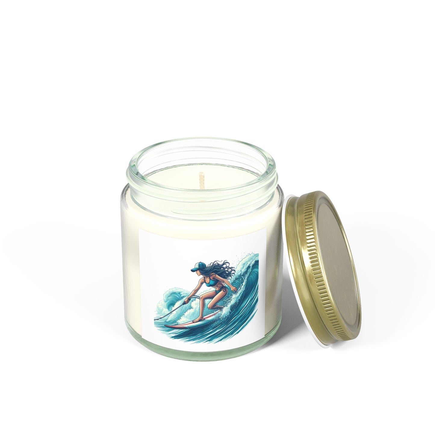 Scented Candles, Coconut Apricot Wax (4oz, 9oz)