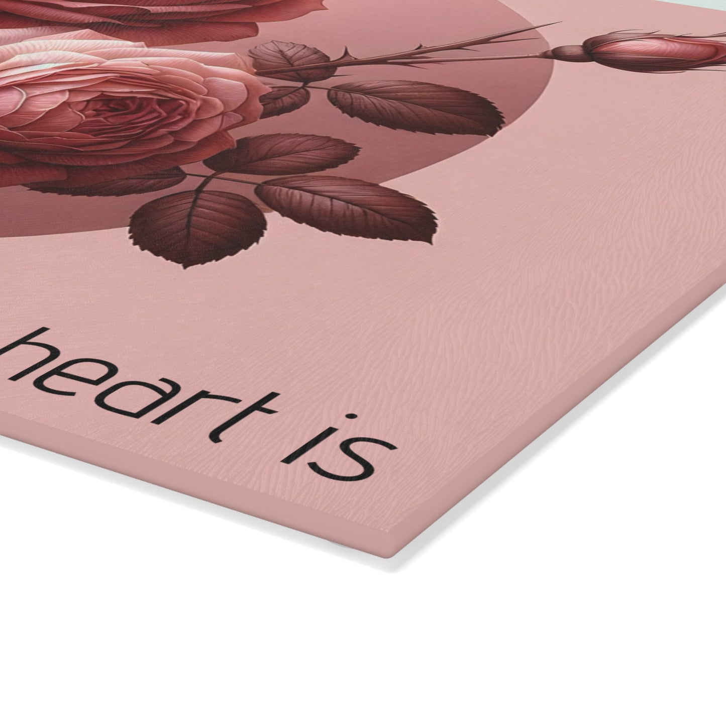 Elegant Floral Glass Cutting Board - Perfect for Home Decor, Kitchen Gifts, Housewarming, Weddings, and Family Gatherings