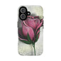 Rose Phone Case – Tough Cases, Floral Phone Cover, Gift for Her, Minimalist Design, Nature Lover's Accessory, Birthday Gift Idea