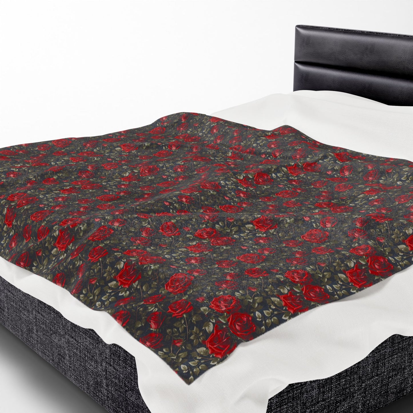 Cozy Floral Velveteen Plush Blanket - Soft Throw for Home Decor, Gifts, Christmas, Bedding, Living Room, Warmth