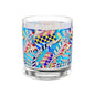 Colorful Art Rocks Glass, Vibrant 10oz Drinking Glass